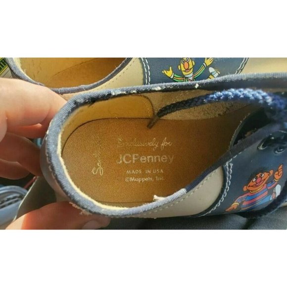 Sesame Street Kid Shoes size 13 in original box JC Penney Unused USA 1973 - Picture 5 of 5